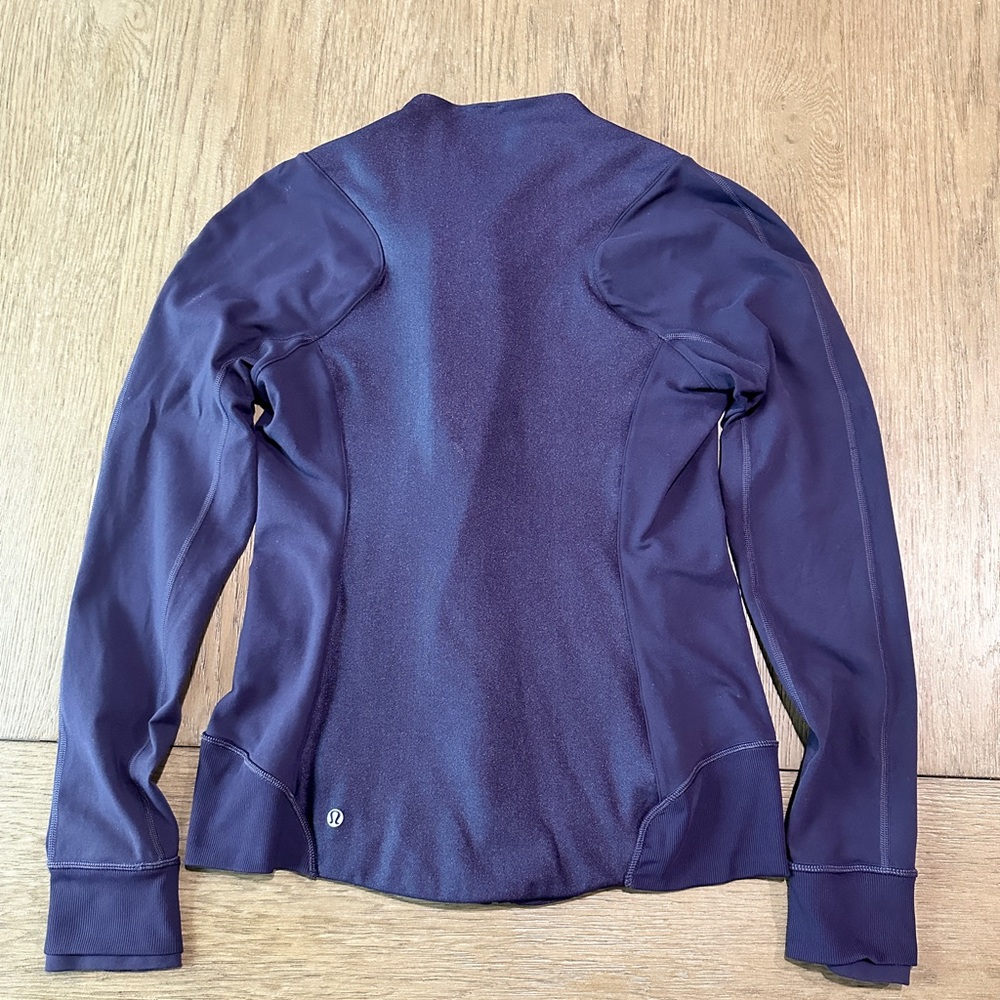 Lululemon Full Zip Jacket Women’s 6 Pearlescent Purple - Picture 6 of 12